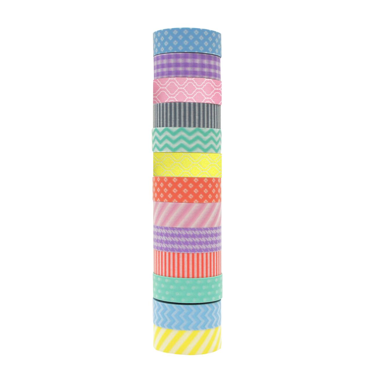 6 Packs: 13 ct. (78 total) Pastels Crafting Tape Set by Recollections™